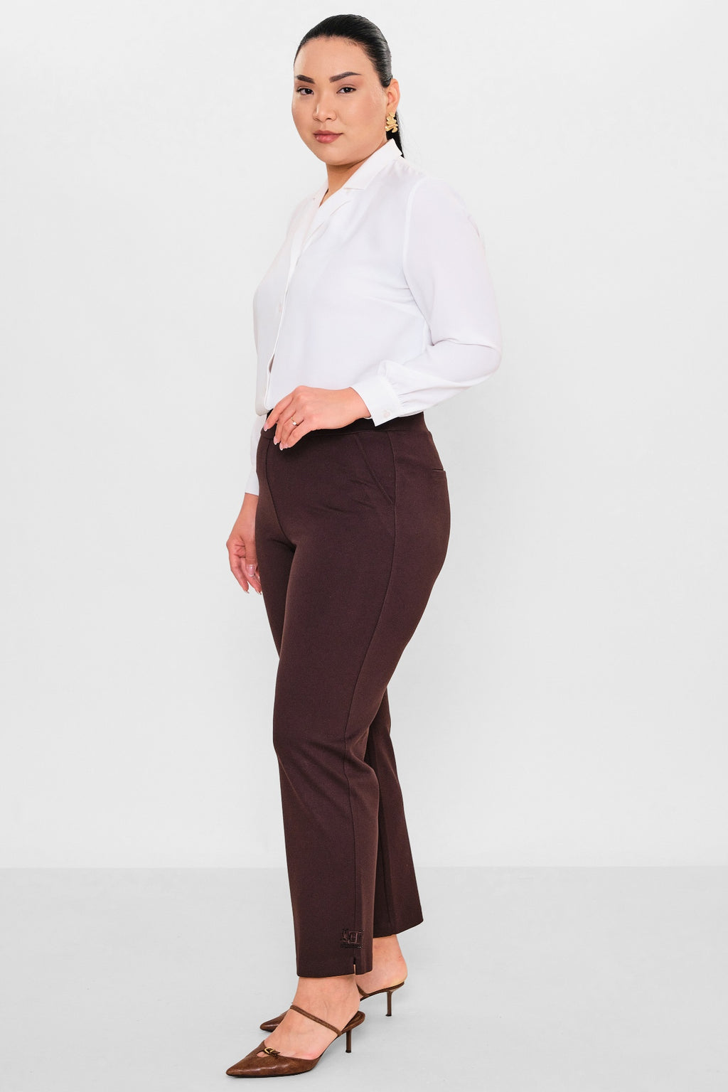Elitline - Plus Size Trousers (ELT26Y1-24-4074) - 8690200120961
