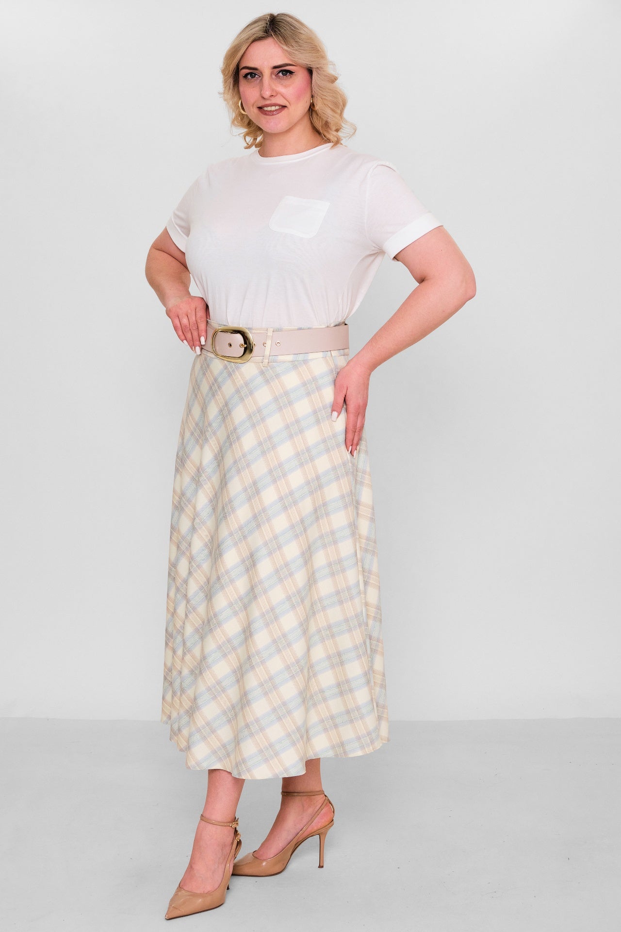 Elitline - Plus Size Skirt (ELT26Y2-47-3019) - 8690200120978