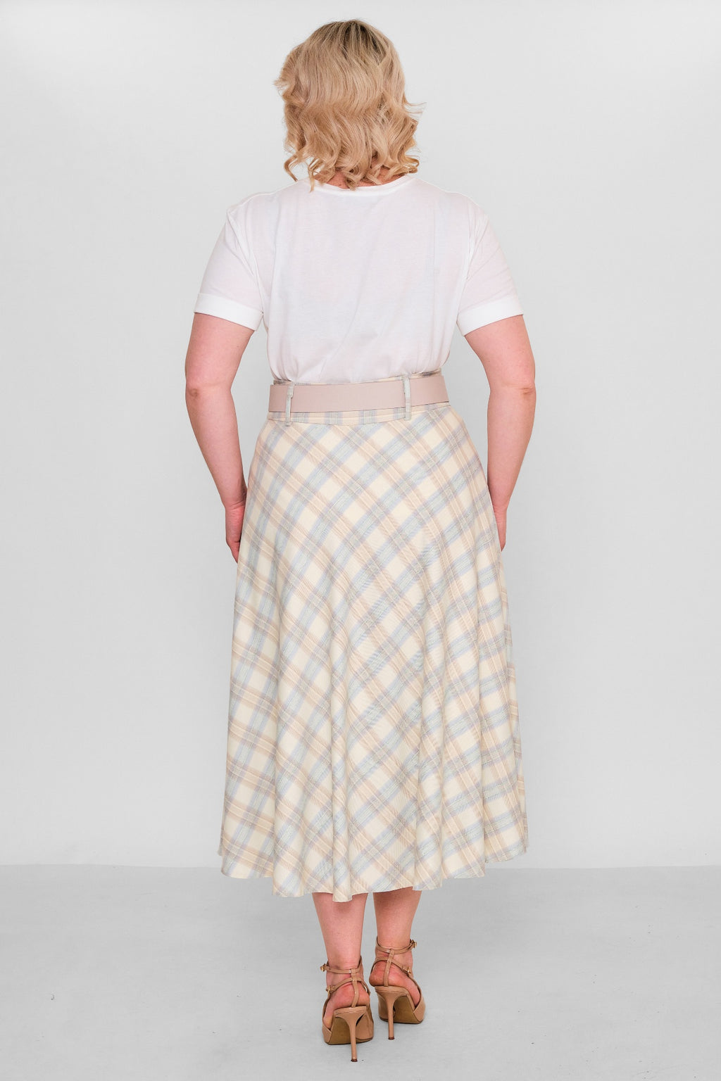 Elitline - Plus Size Skirt (ELT26Y2-47-3019) - 8690200120978