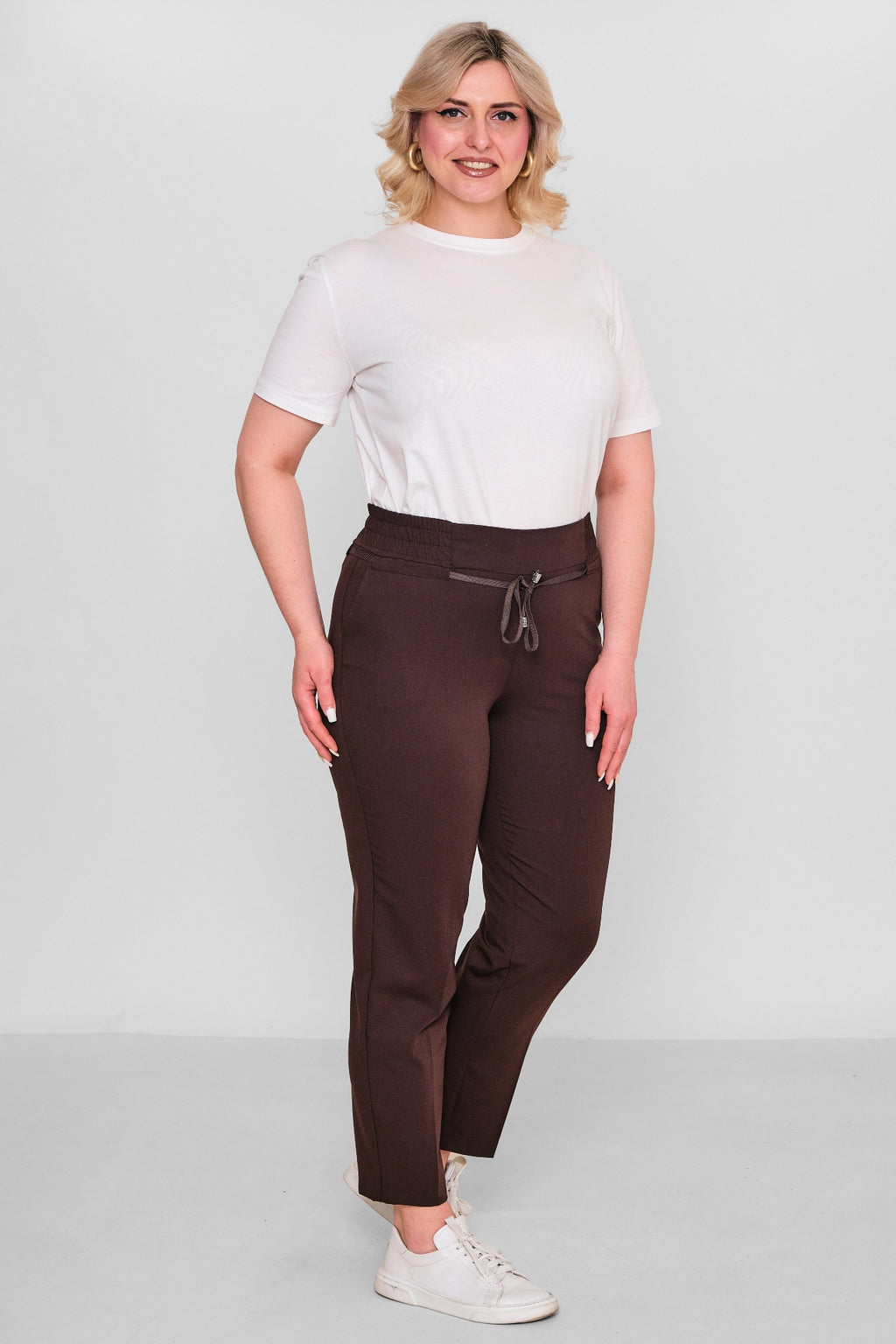 Elitline - Plus Size Trousers (ELT26Y1-526-429) - 8690200121128