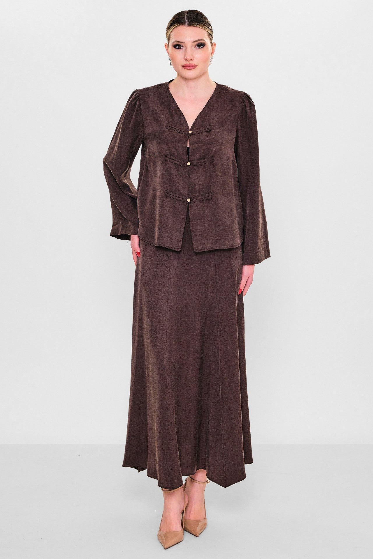 Jarrivee - Plus Size Blouse (JRVSS26J4234) - 8690200121289