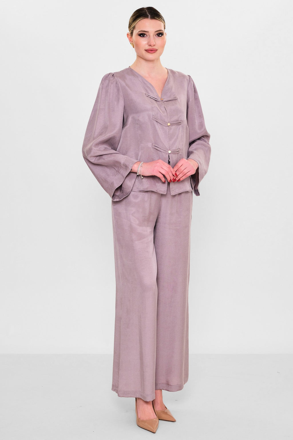 Jarrivee - Plus Size Blouse (JRVSS26J4234) - 8690200121296