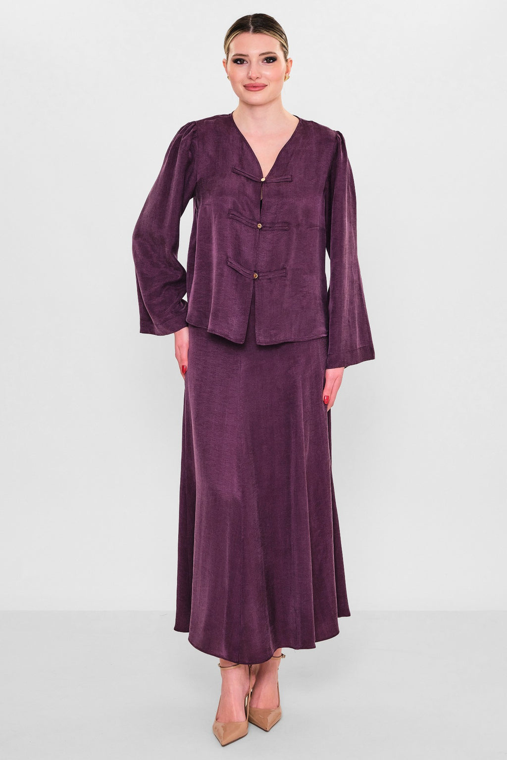 Jarrivee - Plus Size Blouse (JRVSS26J4234) - 8690200121302