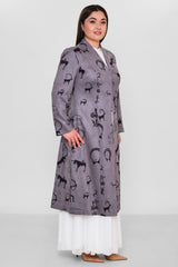 Ksas - Plus Size Cardigan (KSASEXC-04) - 8690200121531
