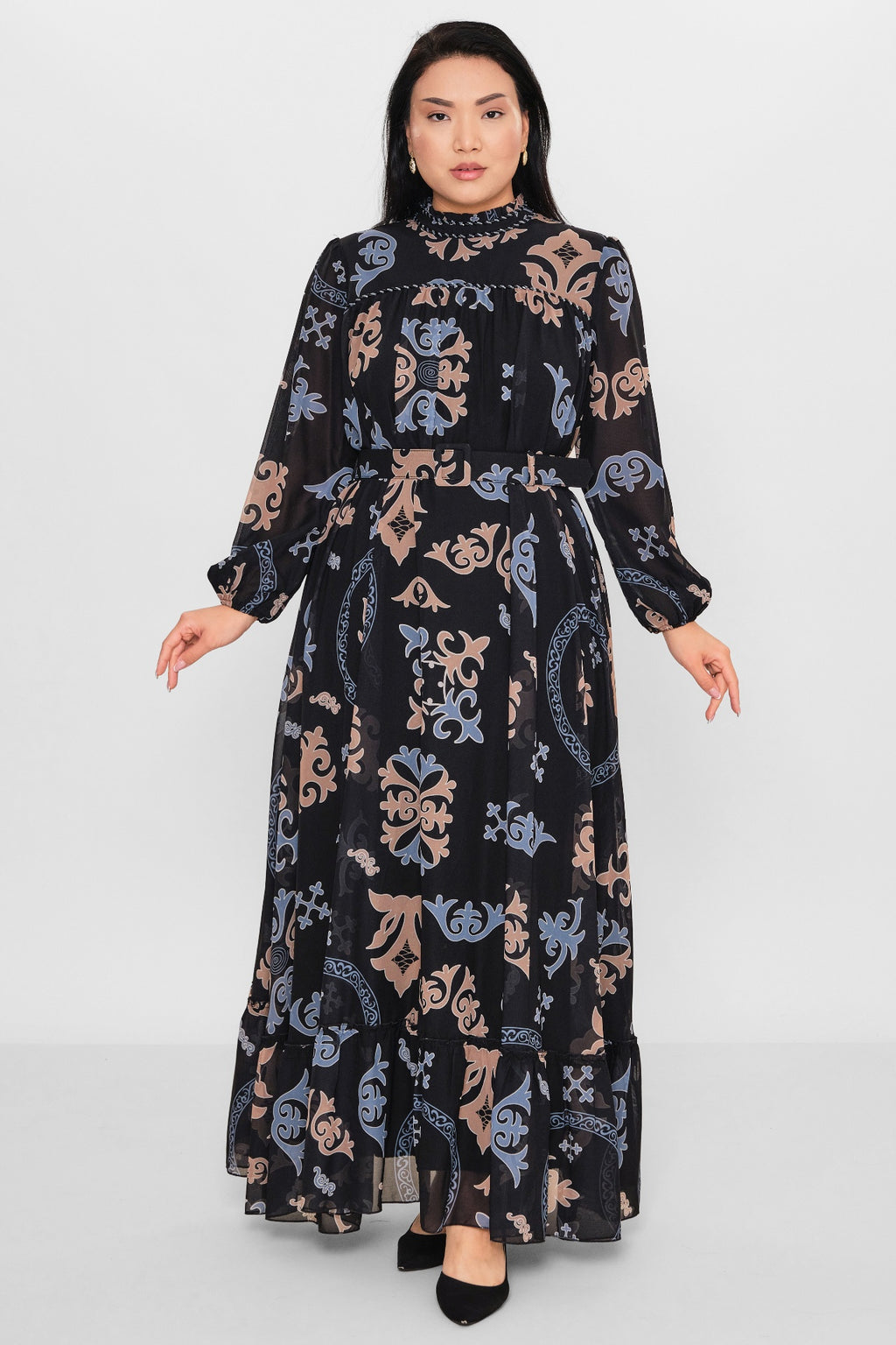 Ksas - Plus Size Dress (KSASEXC-1002) - 8690200121623