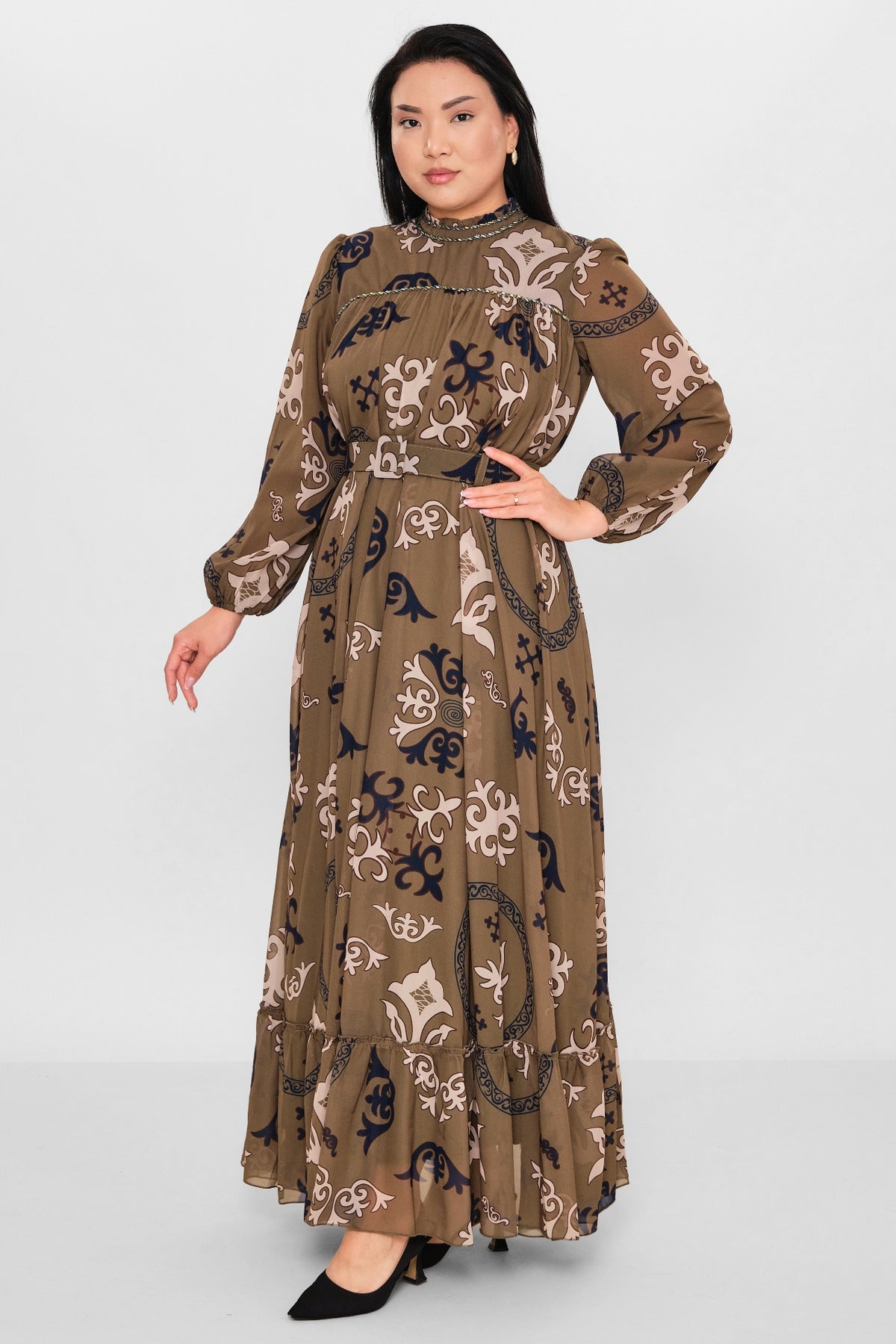 Ksas - Plus Size Dress (KSASEXC-1002) - 8690200121630