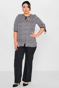 Selen - Plus Size Blouse (SLN26Y060294) - 8690200121852
