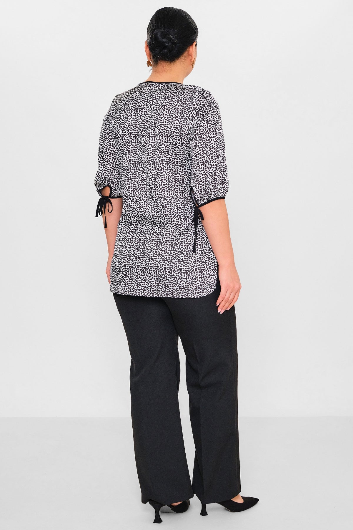 Selen - Plus Size Blouse (SLN26Y060294) - 8690200121852