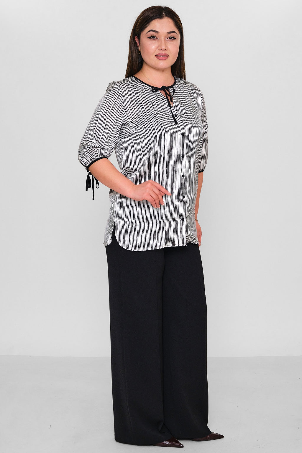 Selen - Plus Size Blouse (SLN26Y060294) - 8690200121869