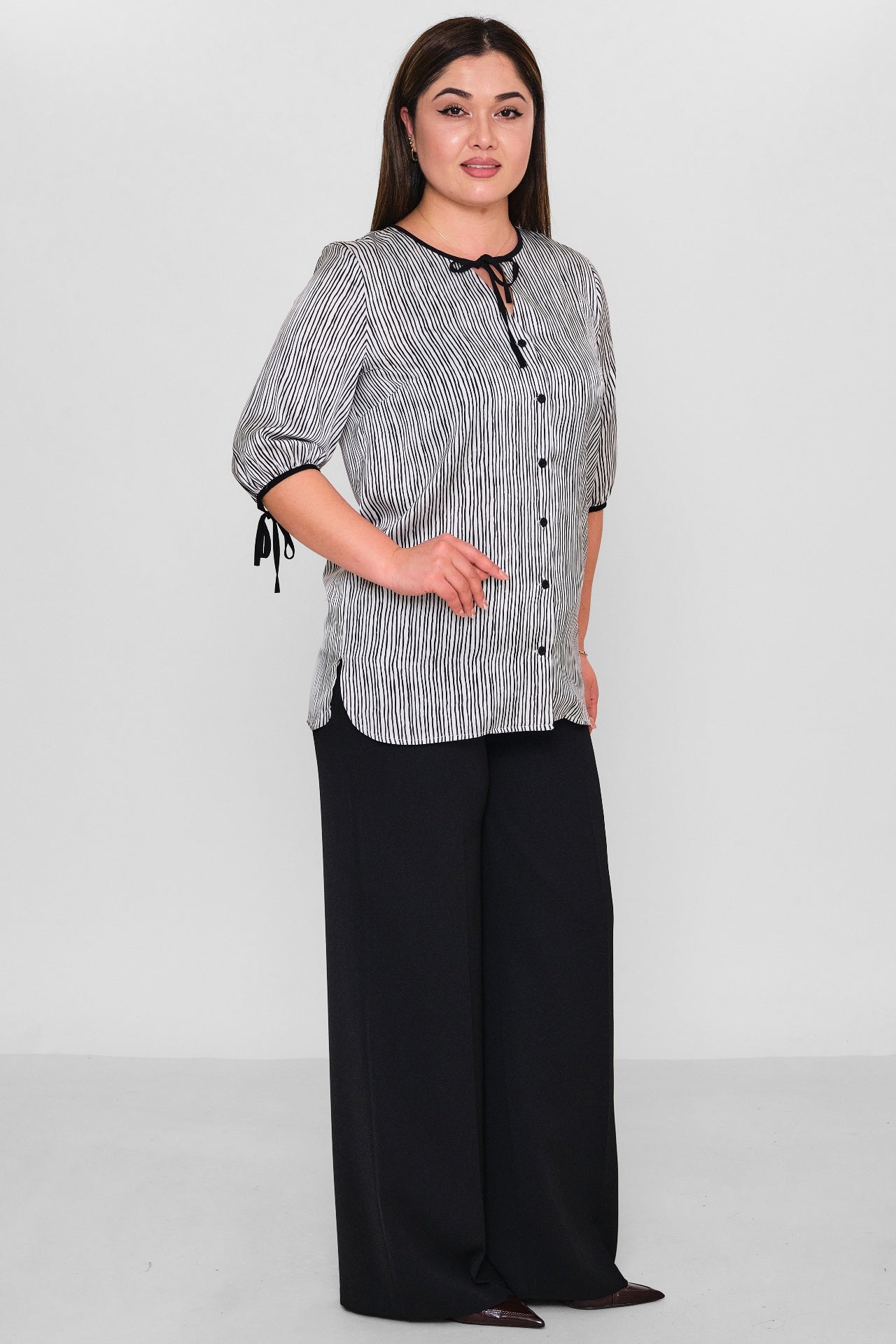 Selen - Plus Size Blouse (SLN26Y060294) - 8690200121869