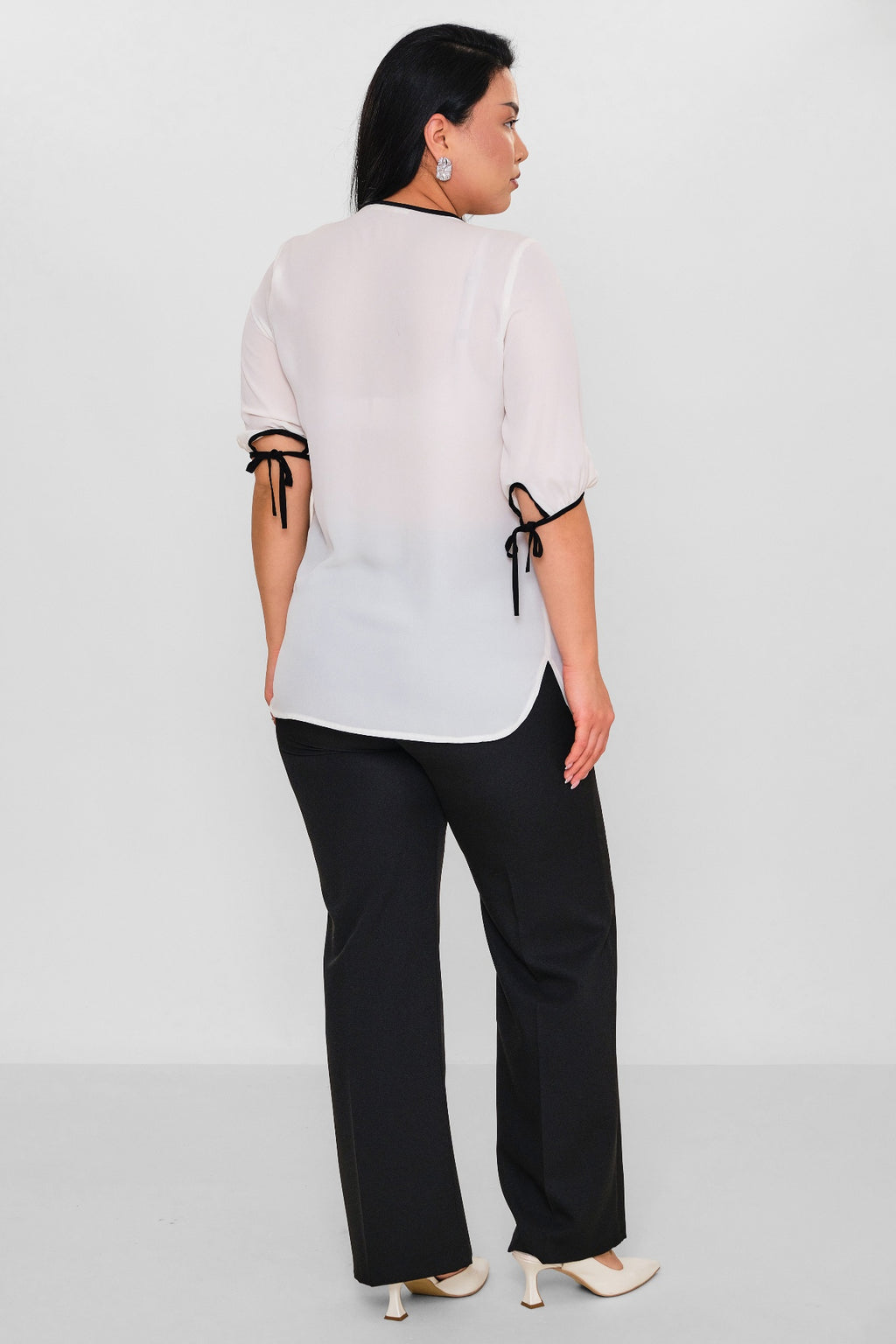 Selen - Plus Size Blouse (SLN26Y060294) - 8690200121876