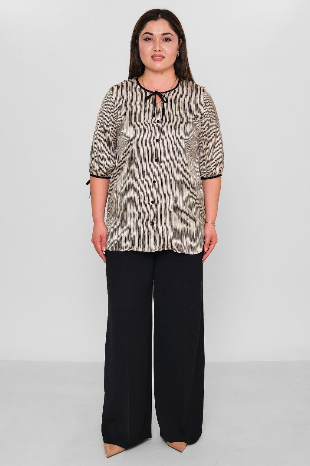 Selen - Plus Size Blouse (SLN26Y060294) - 8690200121883
