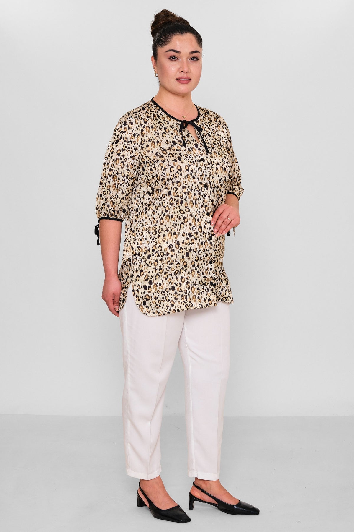 Selen - Plus Size Blouse (SLN26Y060294) - 8690200121890