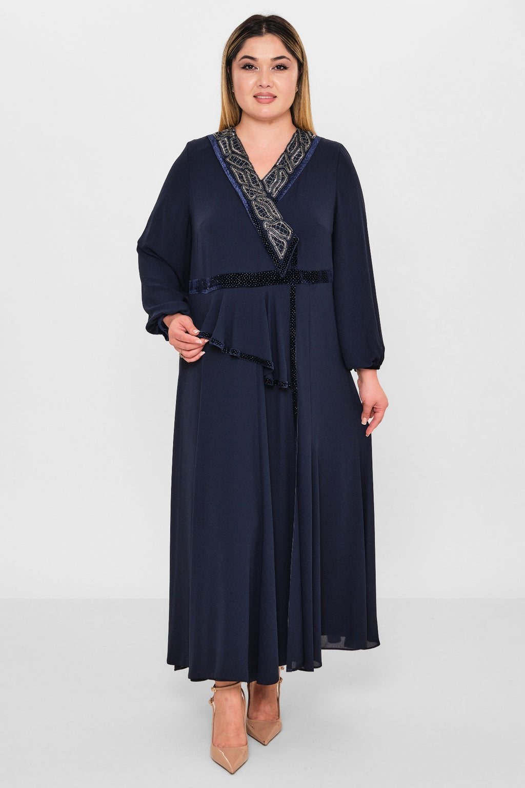 Gumanize - Plus Size Dress (GMZ2026-138-6842) - 8690200122101