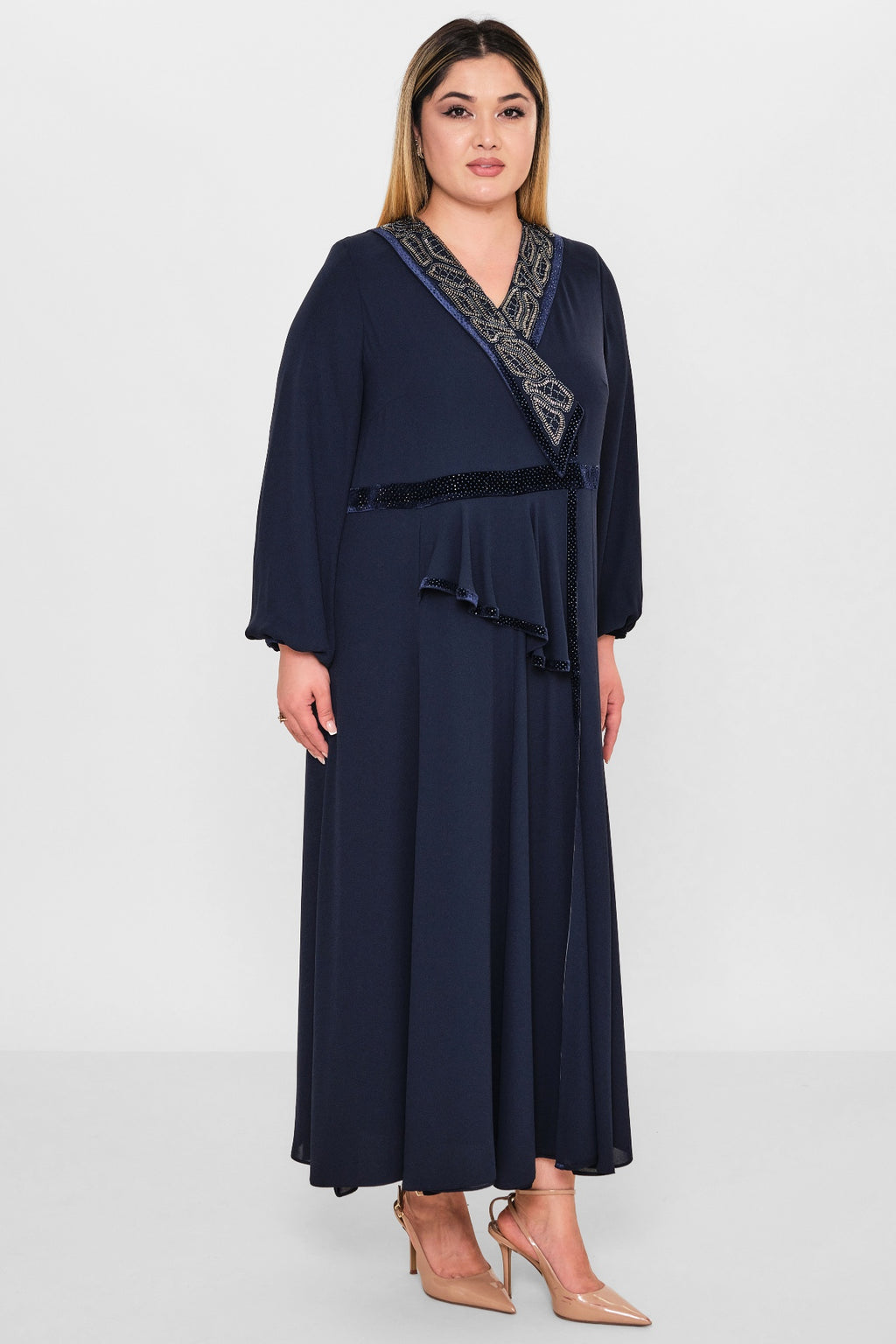 Gumanize - Plus Size Dress (GMZ2026-138-6842) - 8690200122101