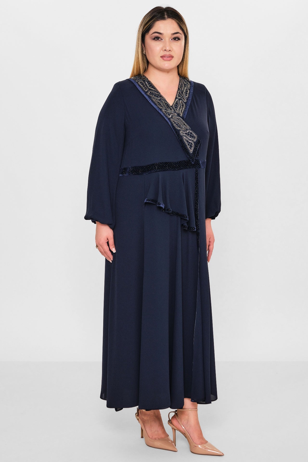Gumanize - Plus Size Dress (GMZ2026-138-6842) - 8690200122101