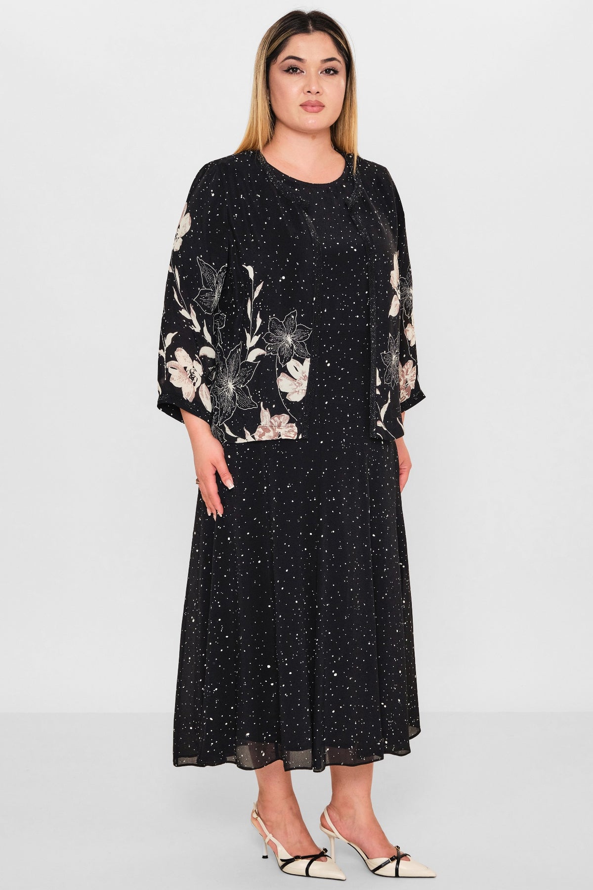 Gumanize - Plus Size Dress (GMZ2026-341-8142) - 8690200122132