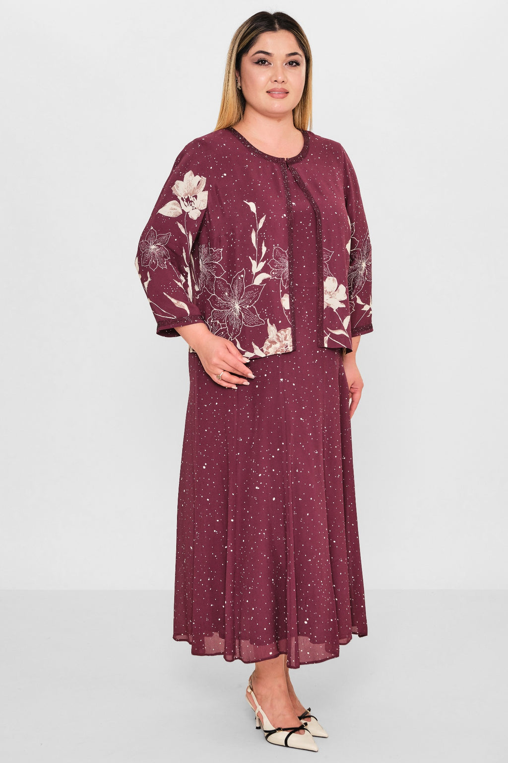 Gumanize - Plus Size Dress (GMZ2026-341-8142) - 8690200122156