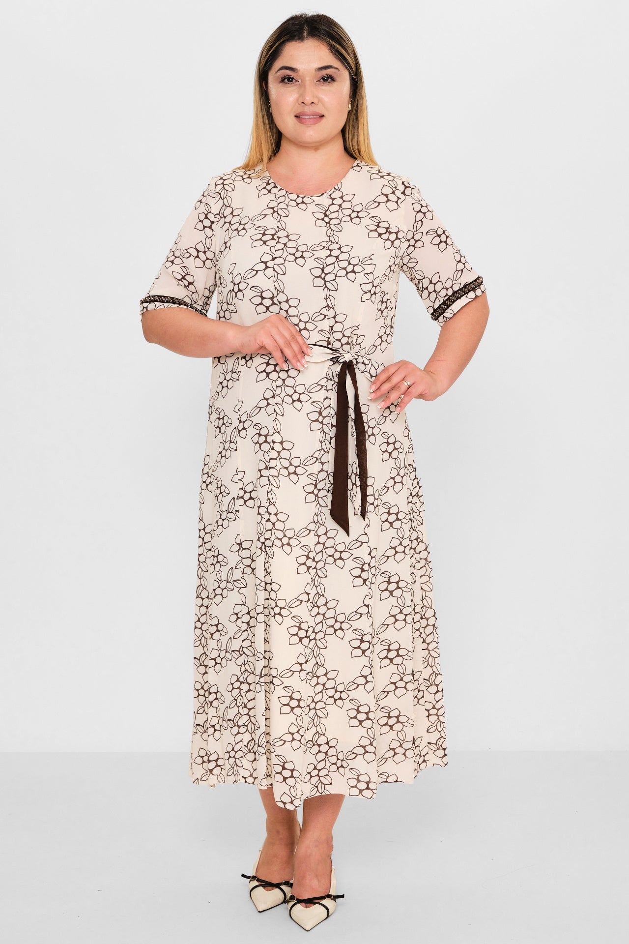 Gumanize - Plus Size Dress (GMZ2026-649-8120) - 8690200122200
