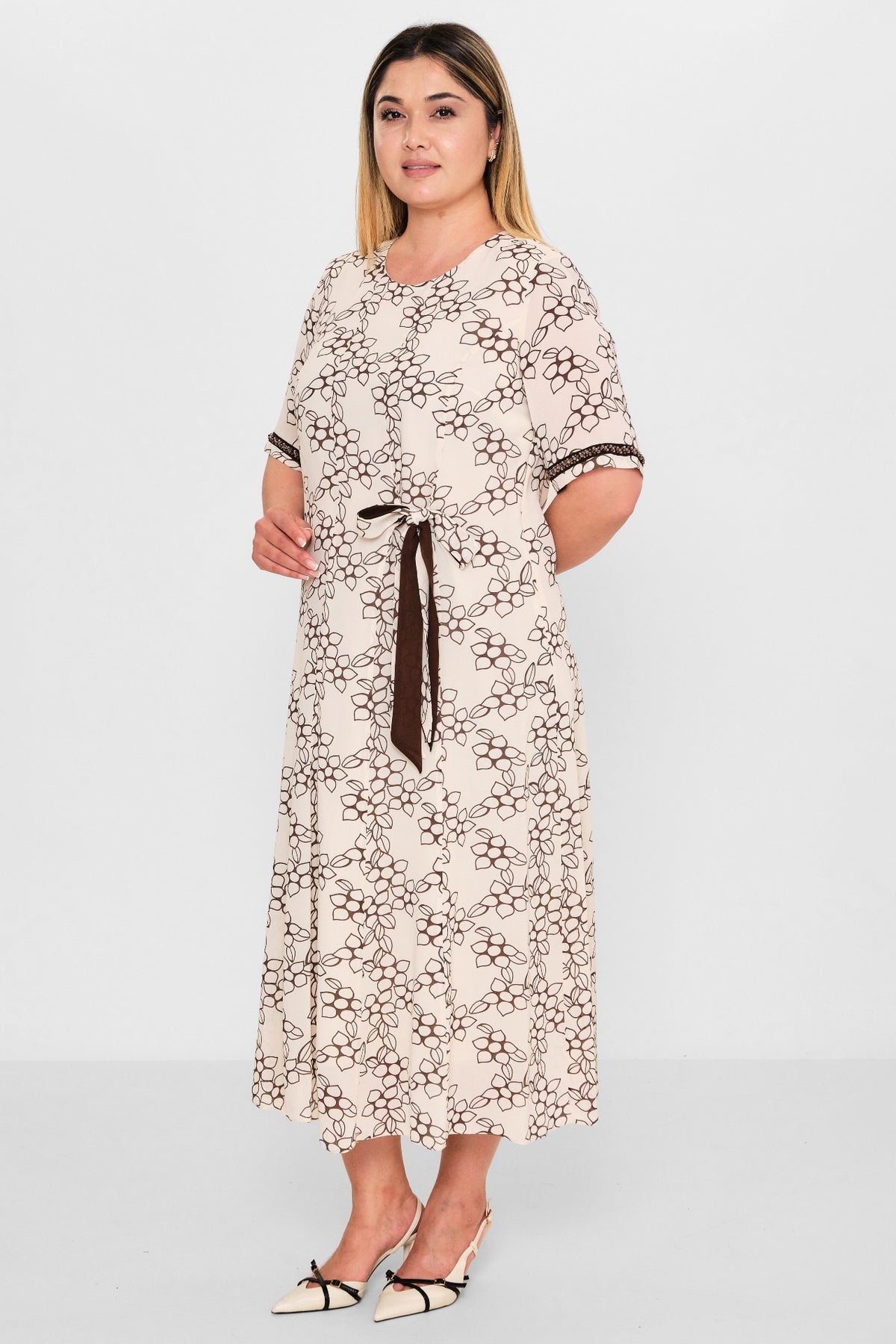 Gumanize - Plus Size Dress (GMZ2026-649-8120) - 8690200122200