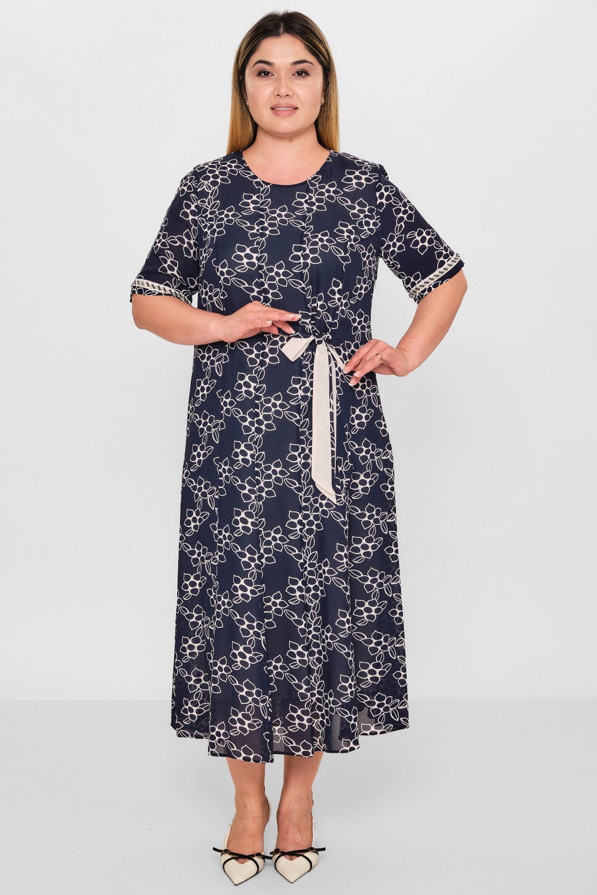 Gumanize - Plus Size Dress (GMZ2026-649-8120) - 8690200122217