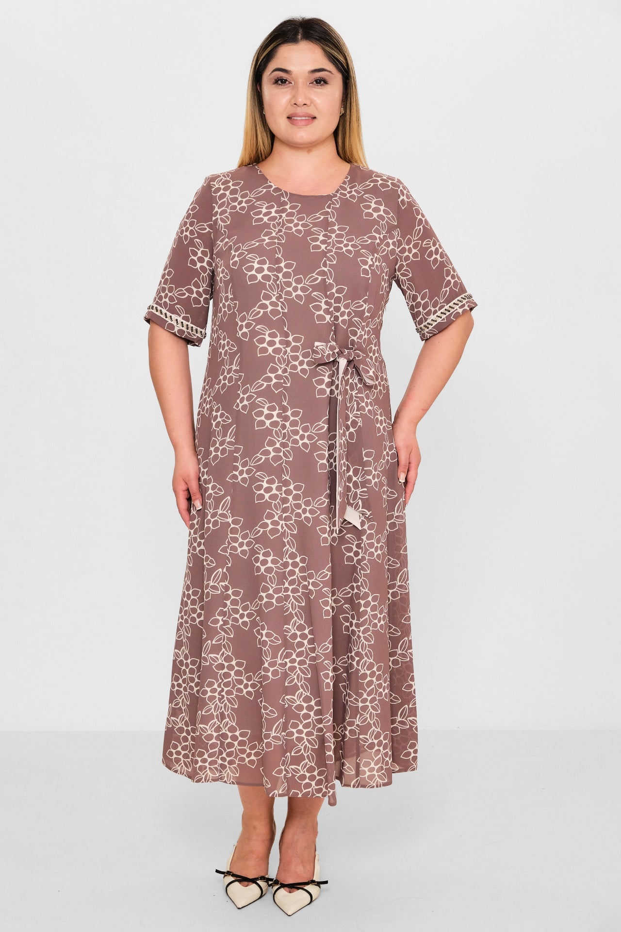 Gumanize - Plus Size Dress (GMZ2026-649-8120) - 8690200122231