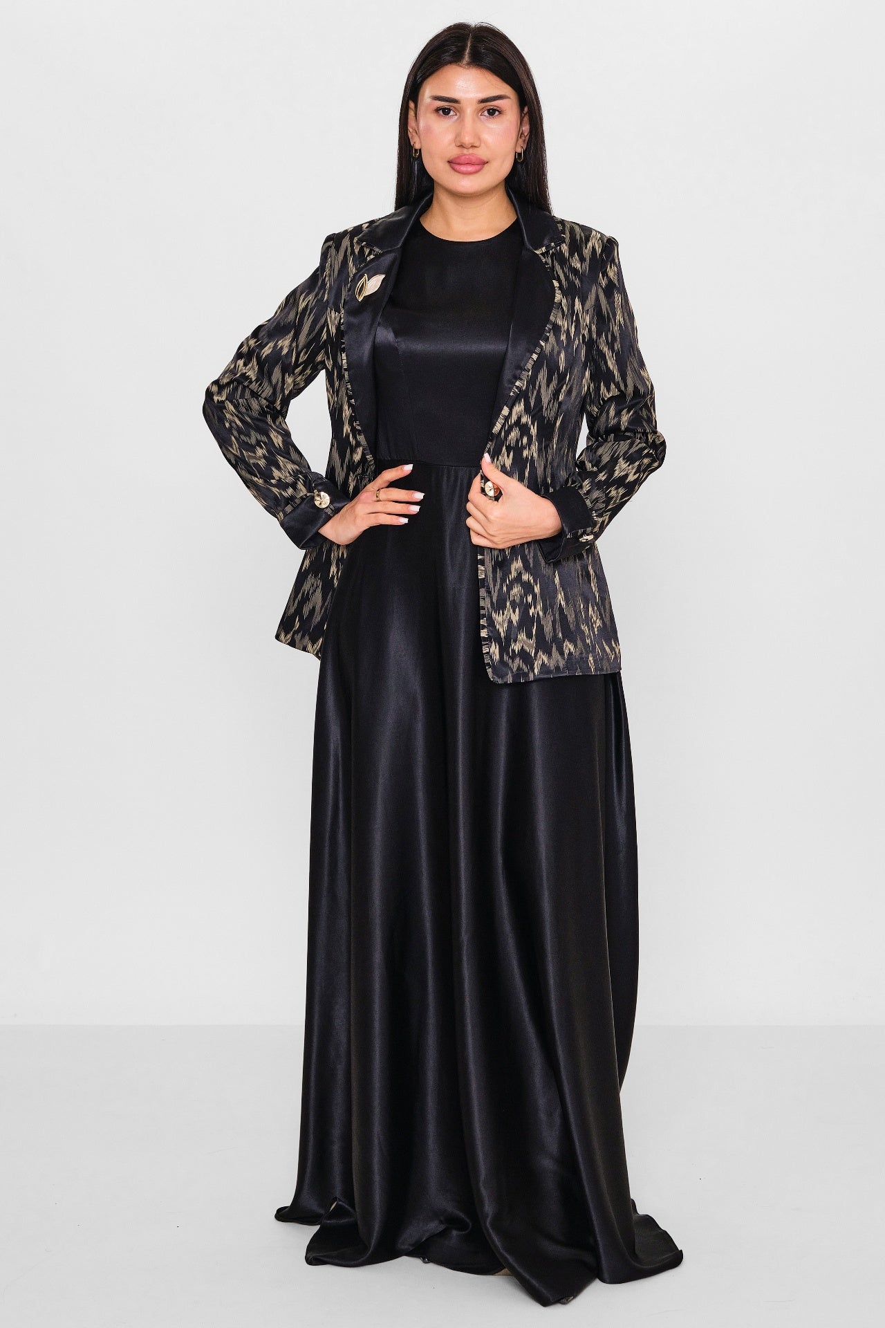 Nupel line - Plus Size Suit (NPL26Y5155) - 8690200122859