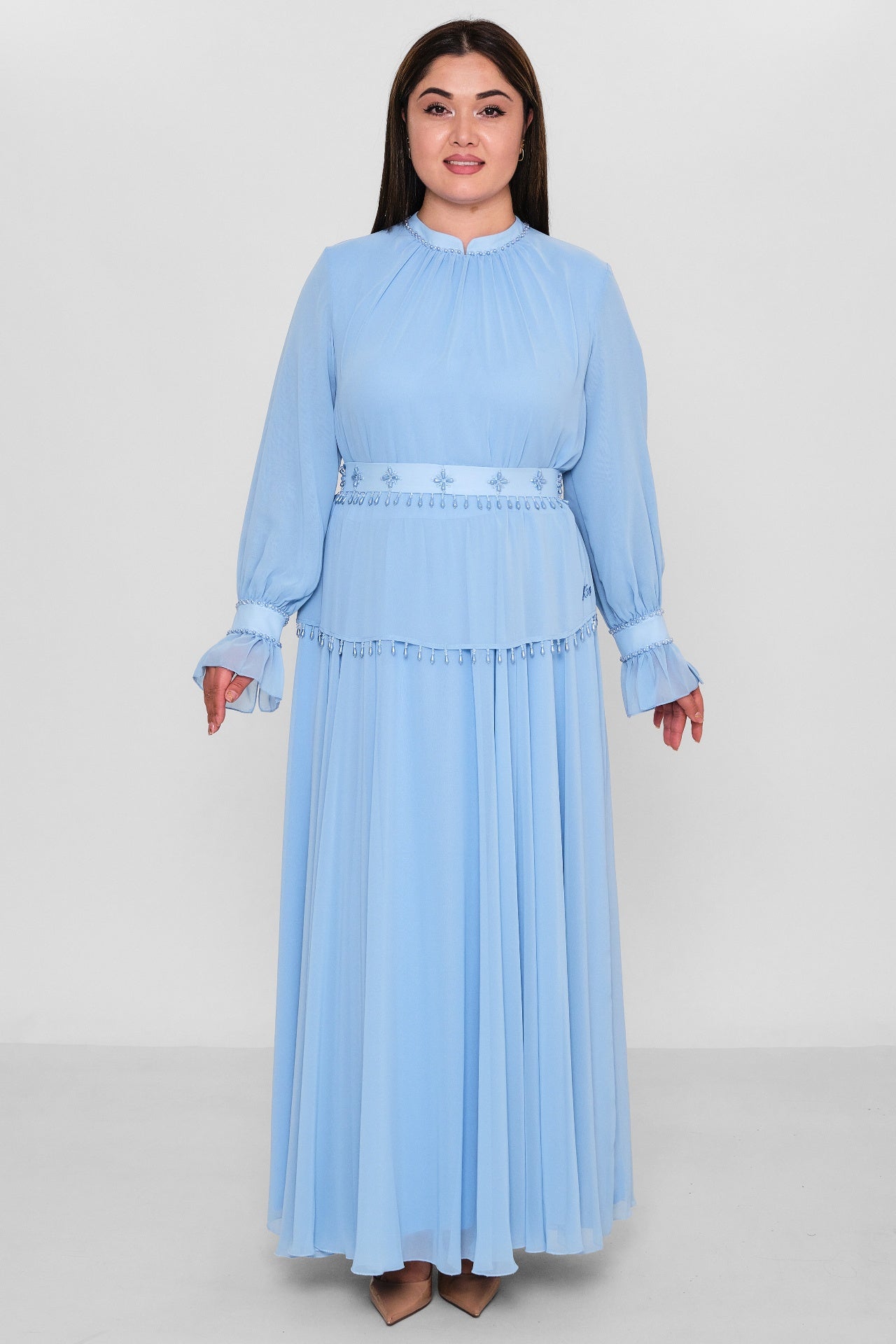 Ksas - Plus Size Dress (KSAS32368) - 8690200123184