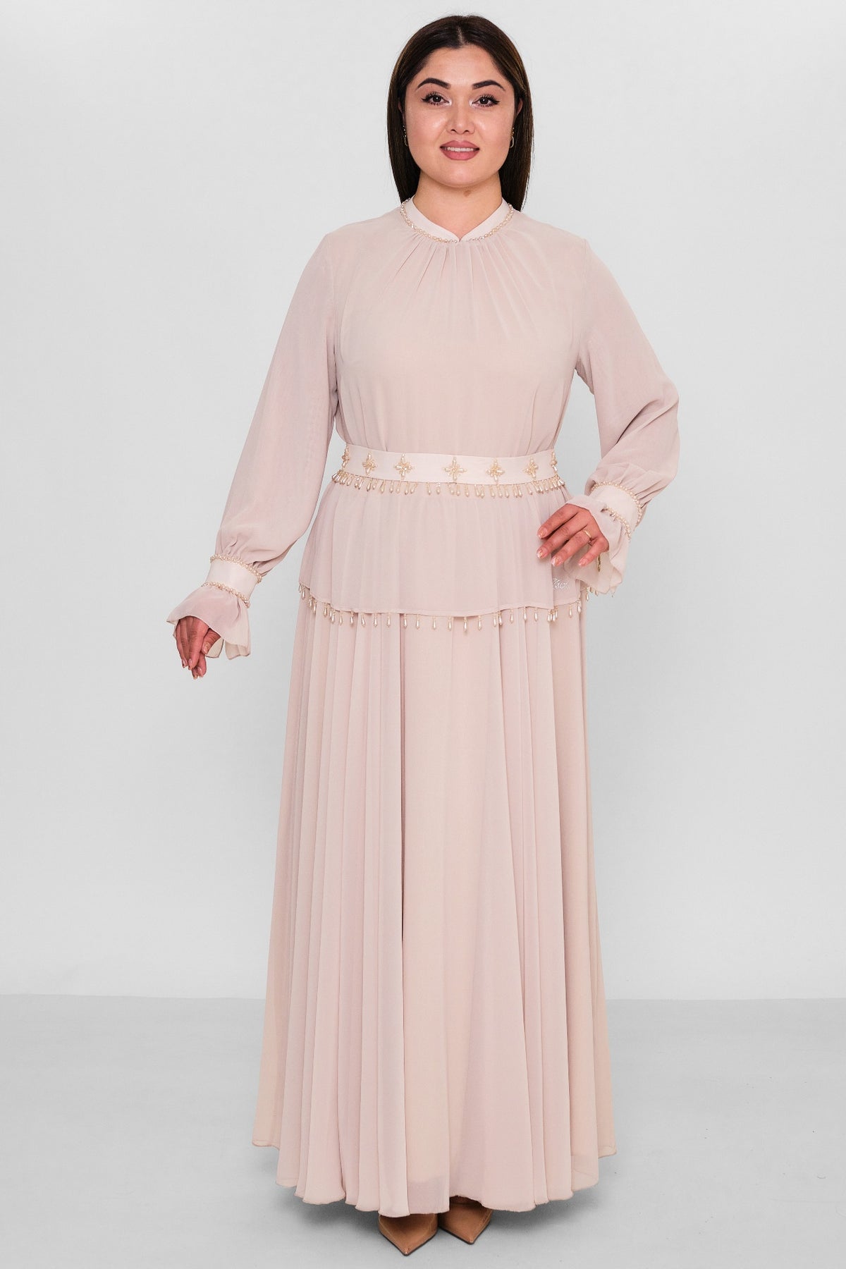 Ksas - Plus Size Dress (KSAS32368) - 8690200123207
