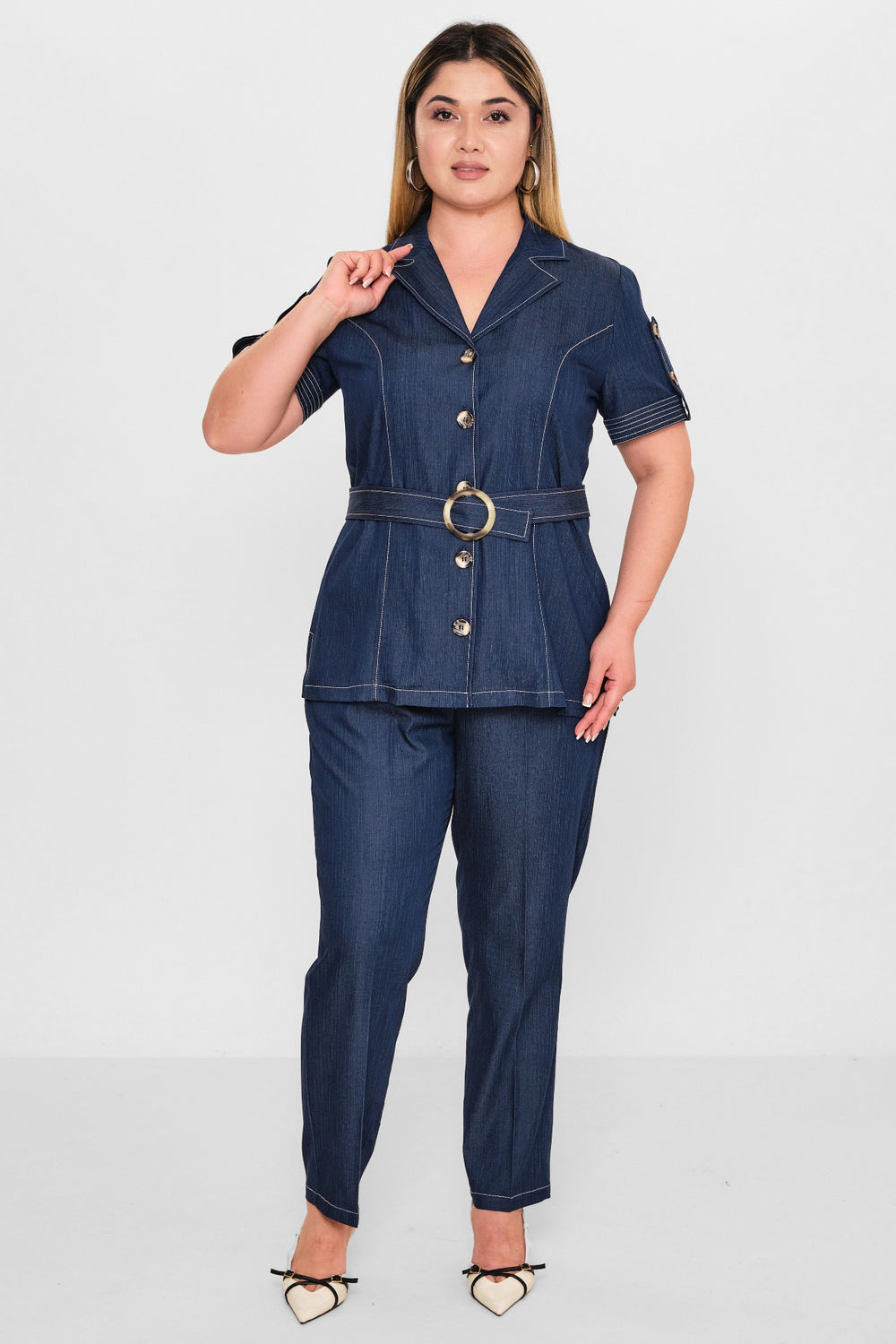 Dress port - Plus Size Suit (DSP26Y3451) - 8690200123290