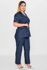 Dress port - Plus Size Suit (DSP26Y3451) - 8690200123290