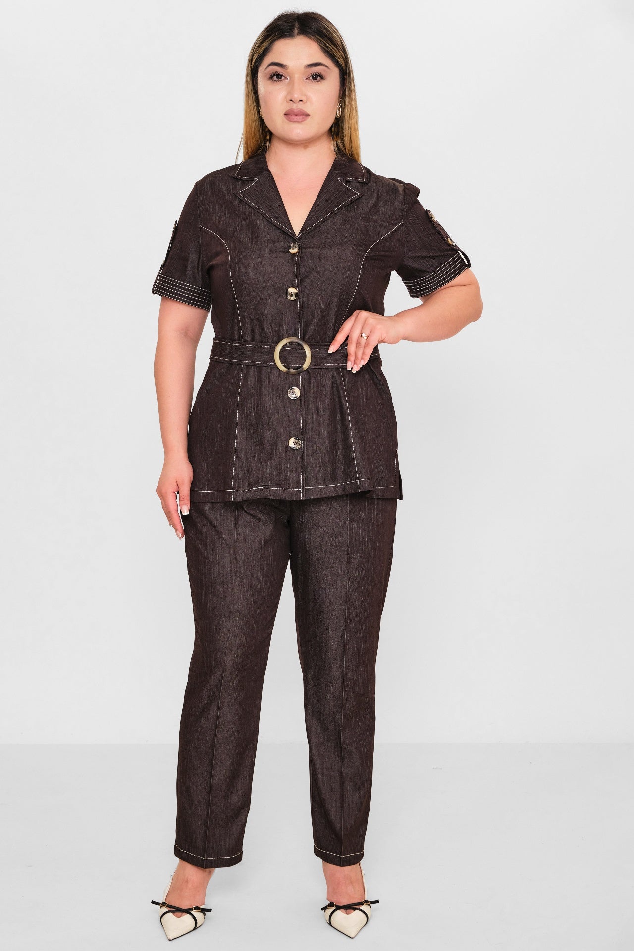 Dress port - Plus Size Suit (DSP26Y3451) - 8690200123306