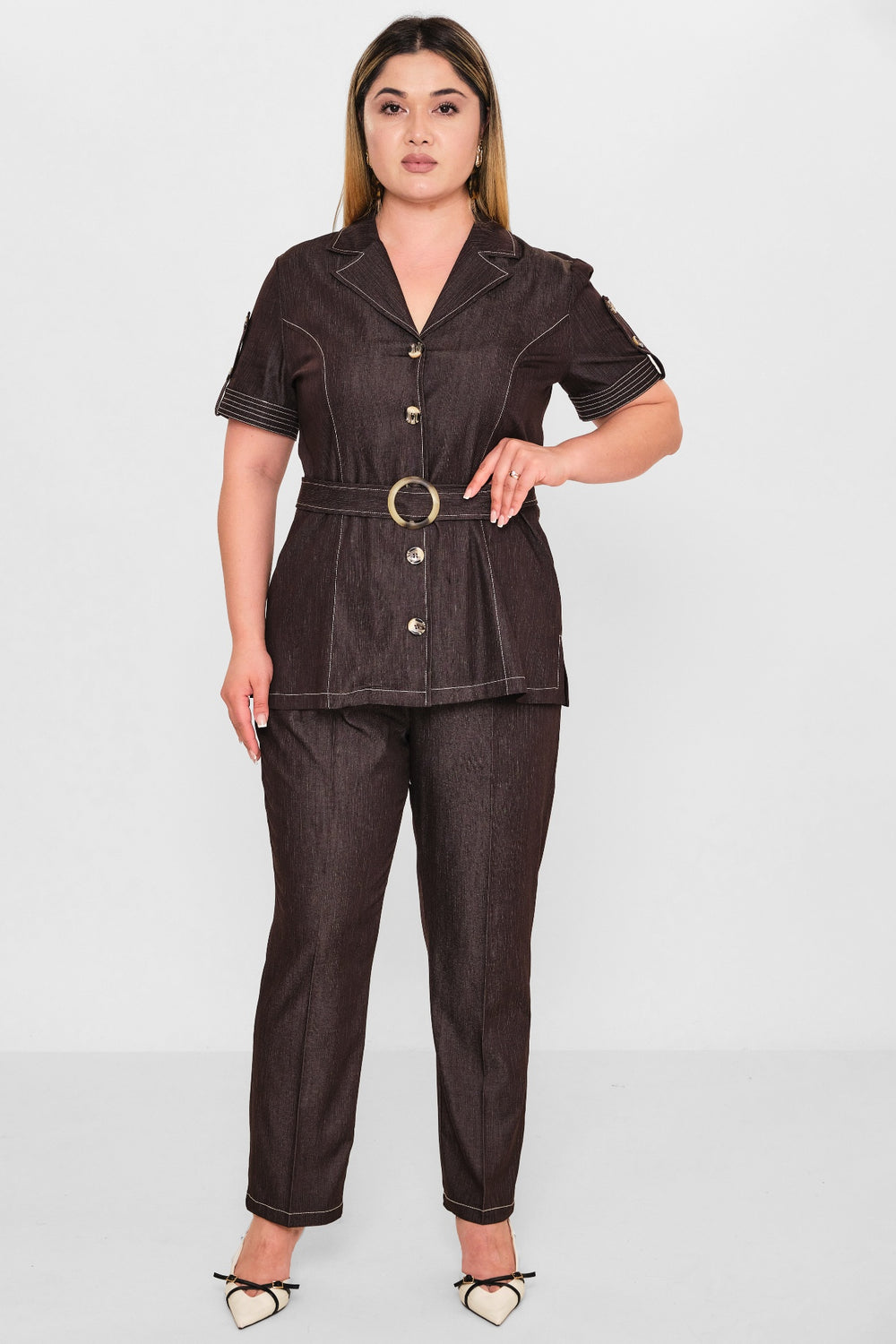 Dress port - Plus Size Suit (DSP26Y3451) - 8690200123306