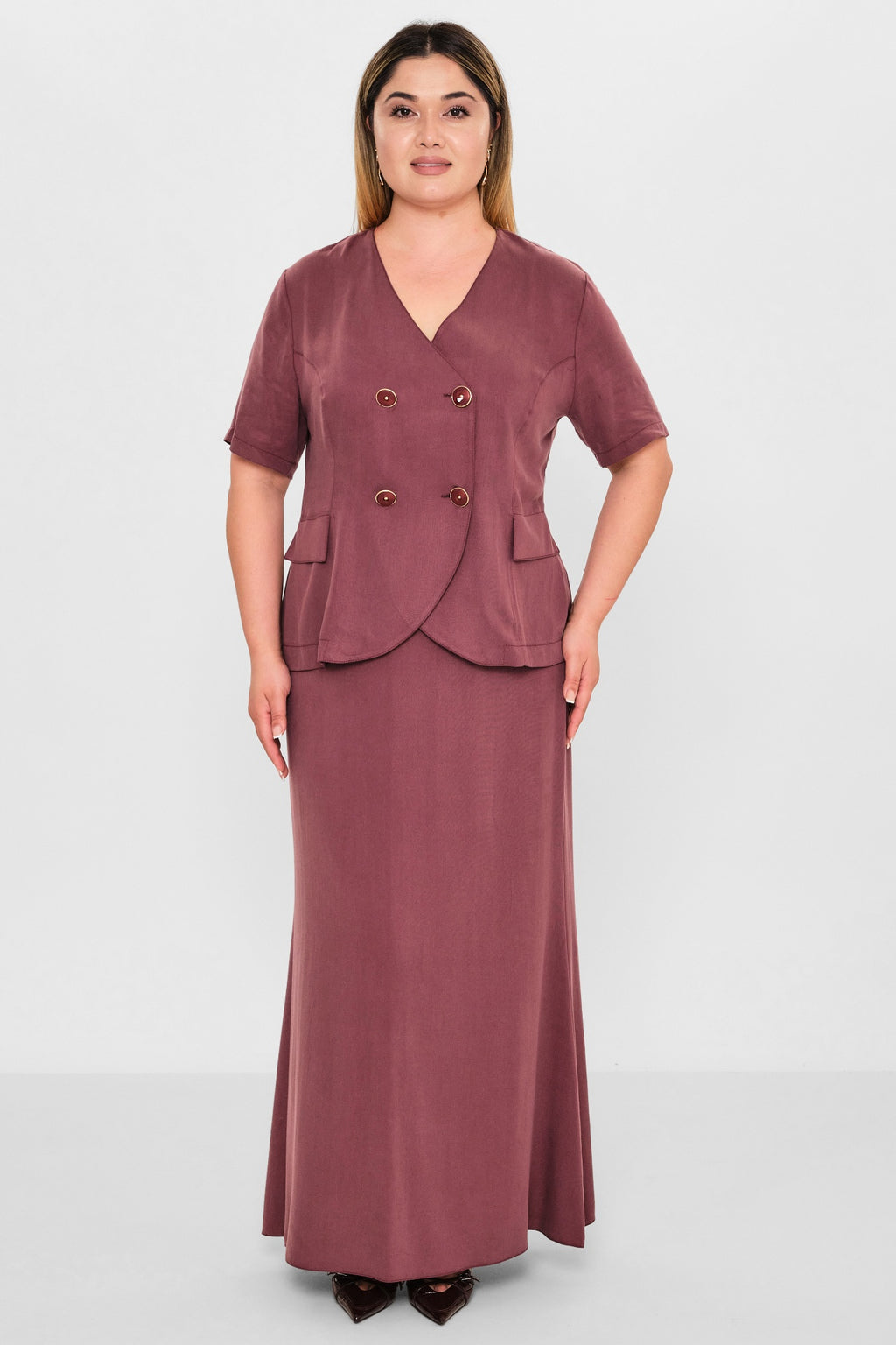 Dress port - Plus Size Suit (DSP26Y3445) - 8690200123320