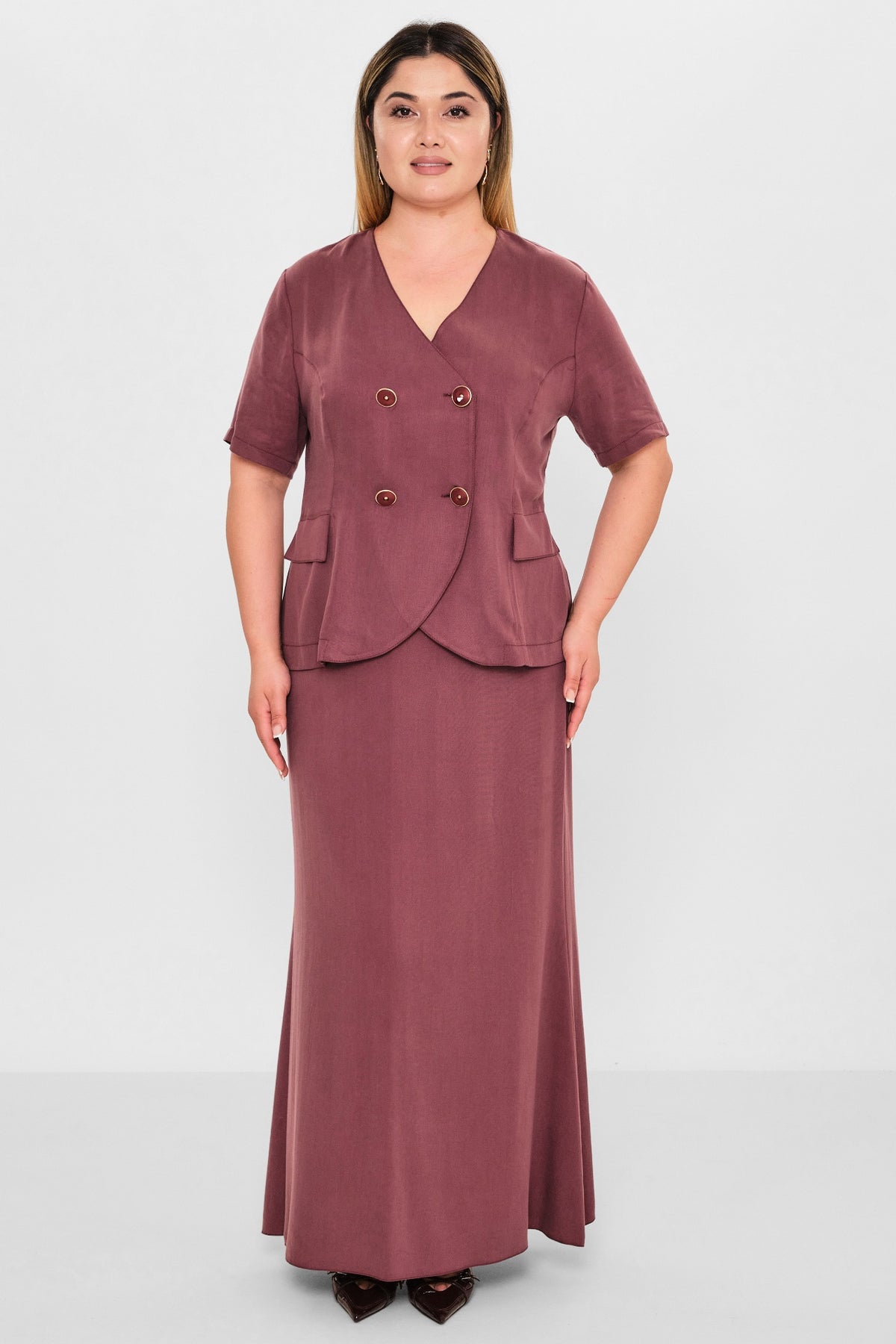 Dress port - Plus Size Suit (DSP26Y3445) - 8690200123320