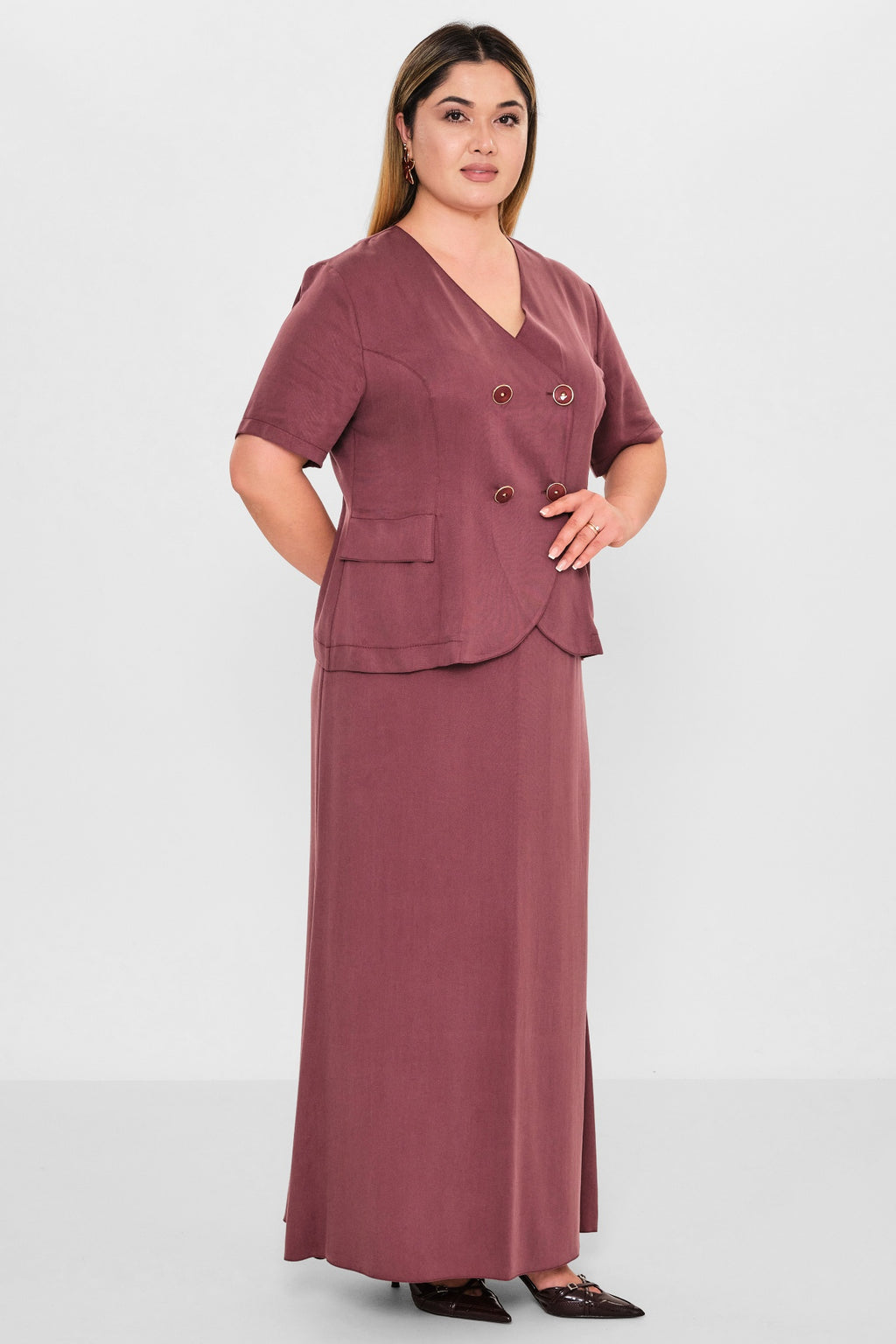 Dress port - Plus Size Suit (DSP26Y3445) - 8690200123320