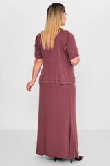 Dress port - Plus Size Suit (DSP26Y3445) - 8690200123320