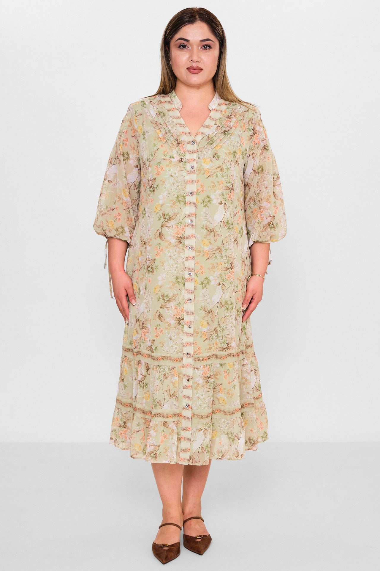 Gumanize - Plus Size Dress (GMZ2025-400-7262) - 8690200123559