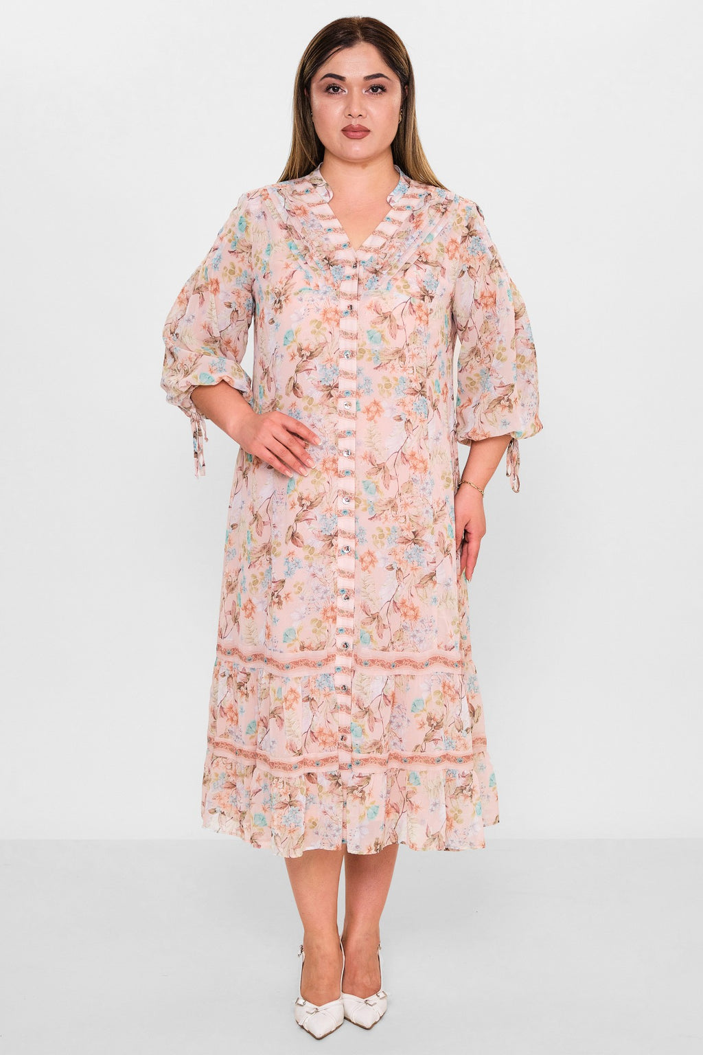 Gumanize - Plus Size Dress (GMZ2025-400-7262) - 8690200123573