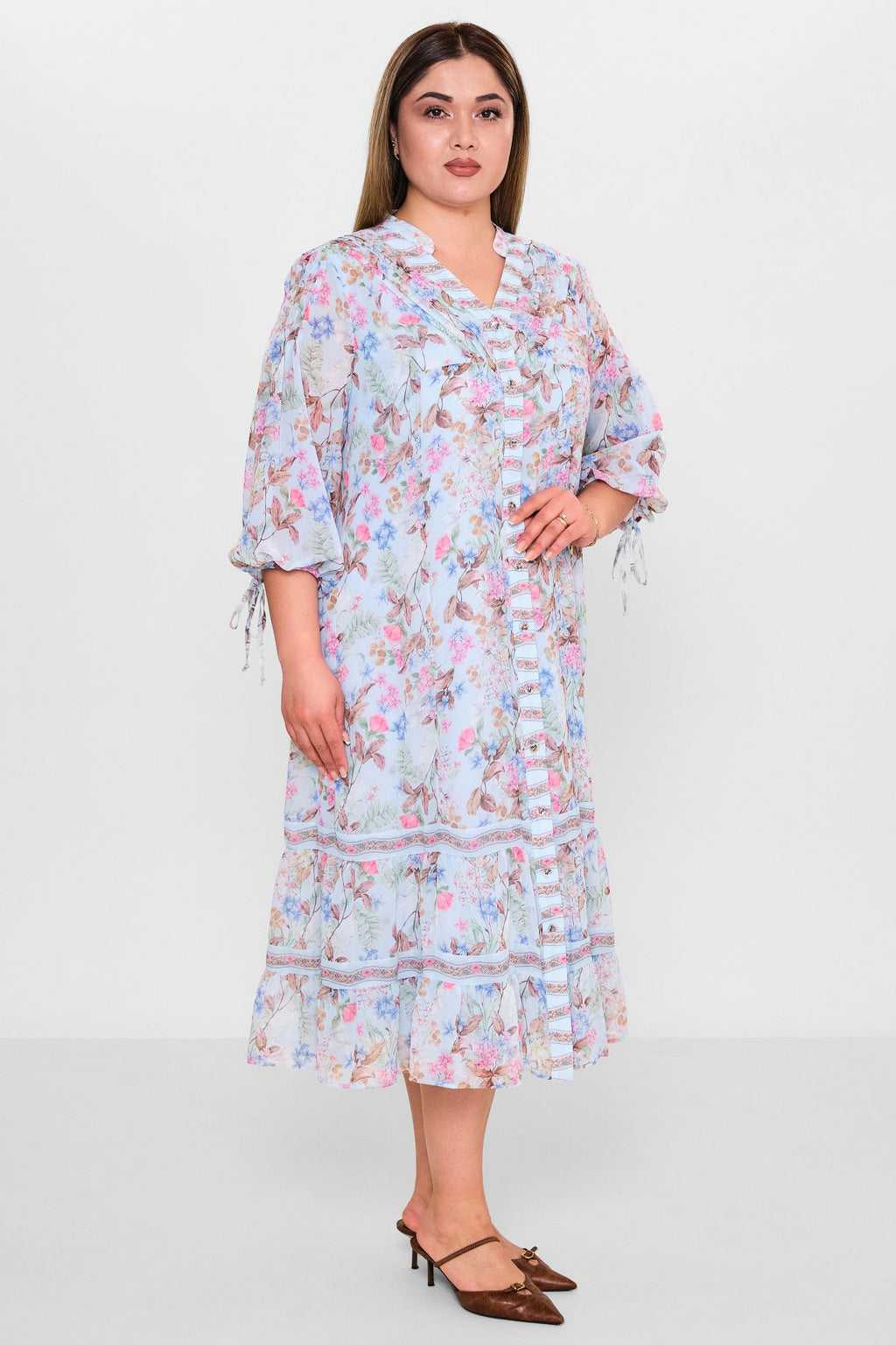 Gumanize - Plus Size Dress (GMZ2025-400-7262) - 8690200123580
