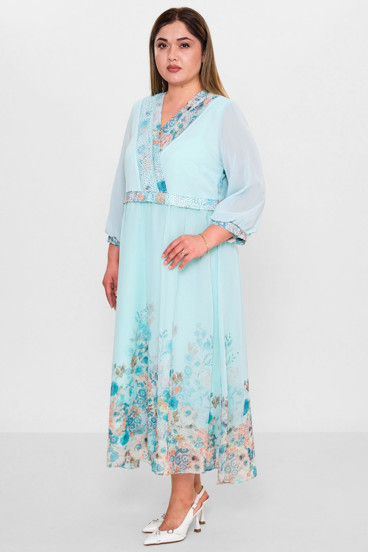 Gumanize - Plus Size Dress (GMZ2025-401-7261) - 8690200123597