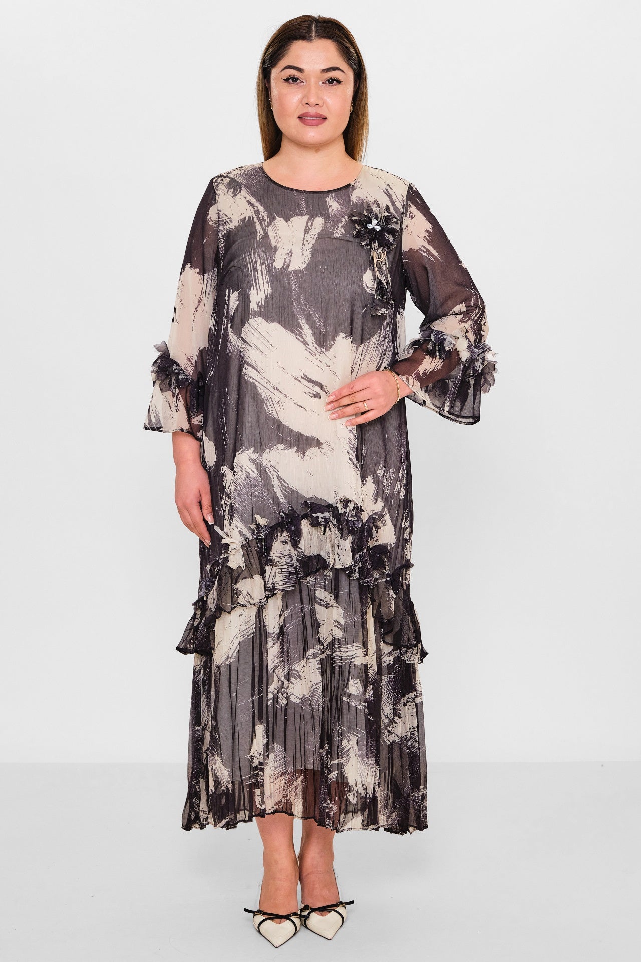 Gumanize - Plus Size Dress (GMZ2026-40-7821) - 8690200123665