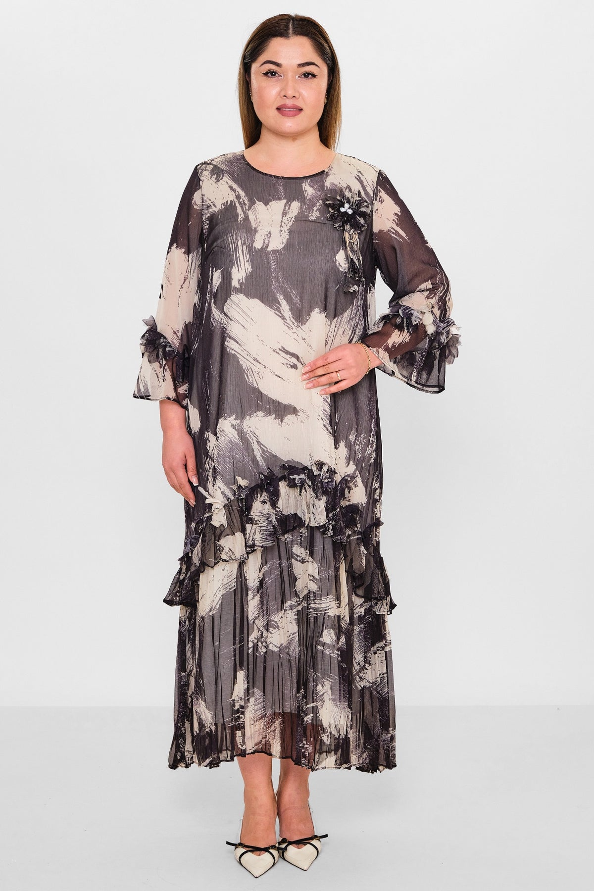 Gumanize - Plus Size Dress (GMZ2026-40-7821) - 8690200123665