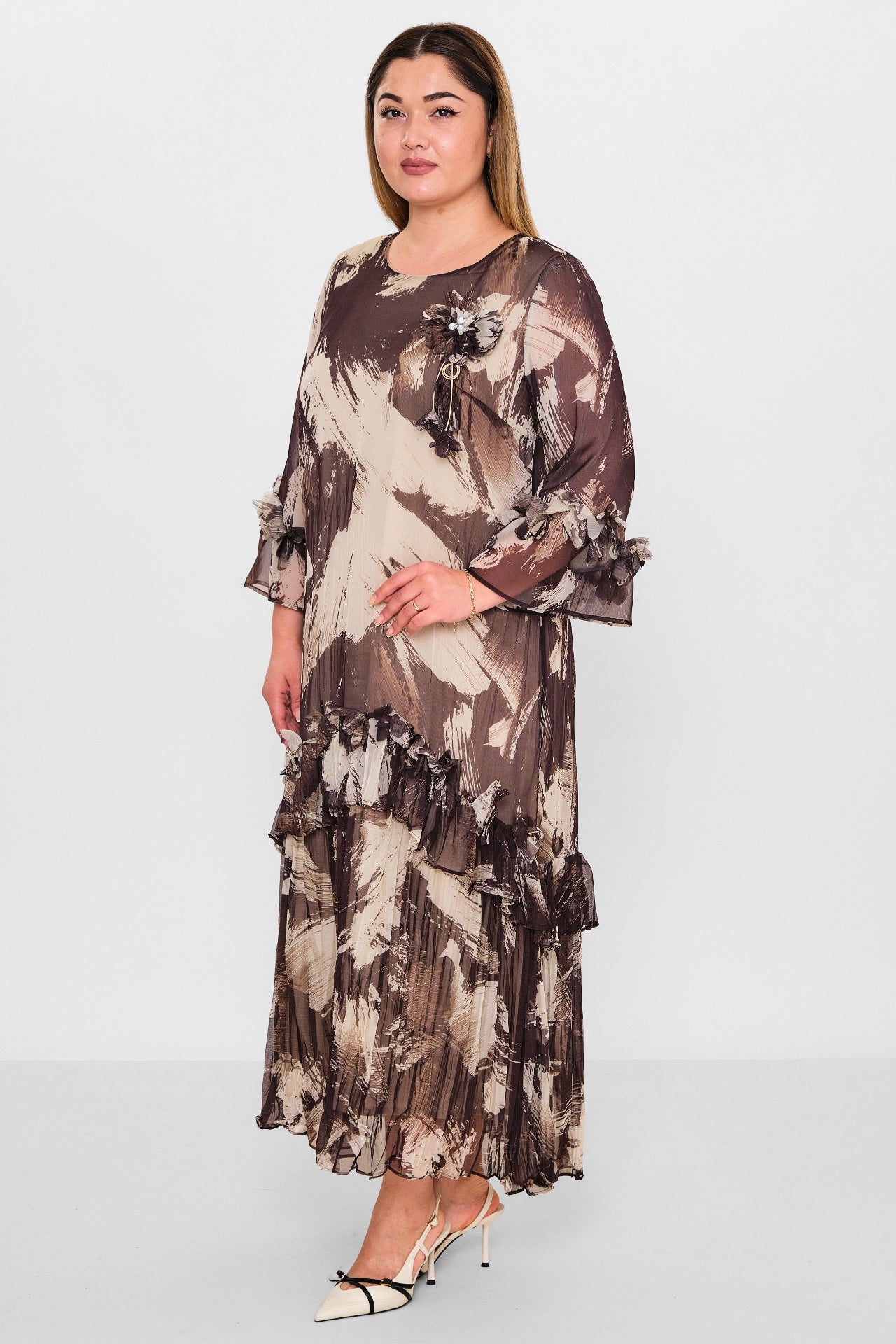 Gumanize - Plus Size Dress (GMZ2026-40-7821) - 8690200123672