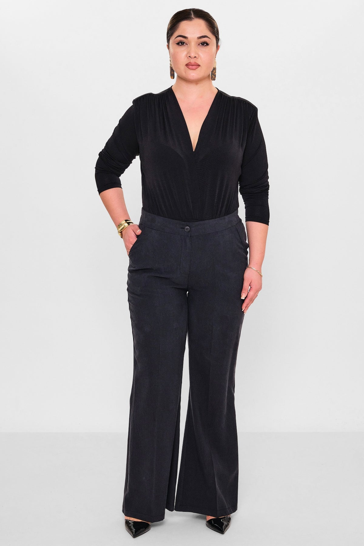 Fimore - Plus Size Trousers (FMR26Y2724-24) - 8690200123689