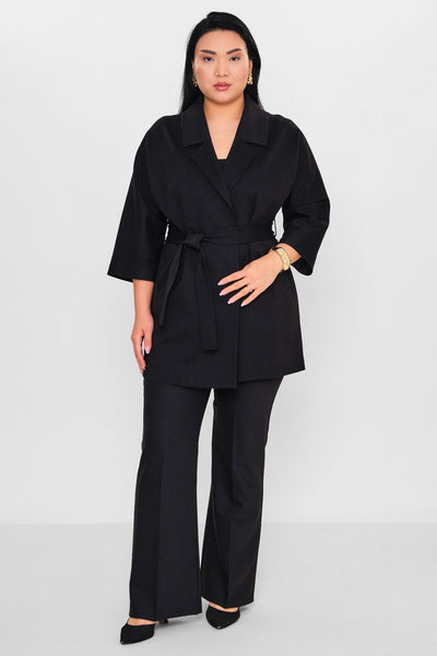 Fimore - Plus Size Trench coat (FMR26Y00789-8) - 8690200123733