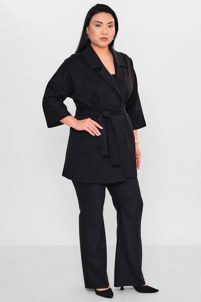 Fimore - Plus Size Trench coat (FMR26Y00789-8) - 8690200123733
