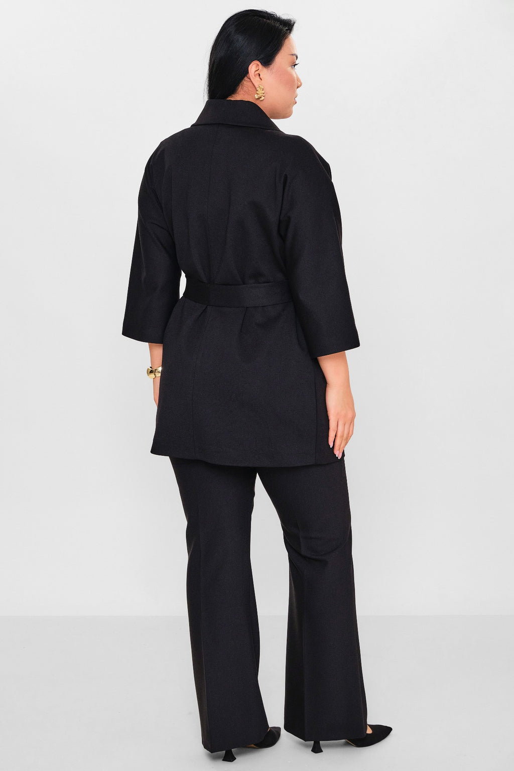 Fimore - Plus Size Trench coat (FMR26Y00789-8) - 8690200123733