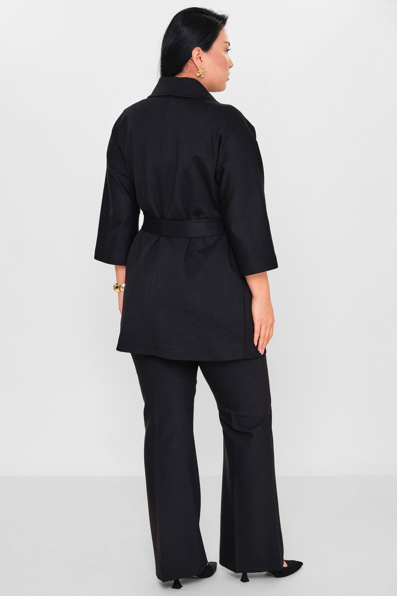 Fimore - Plus Size Trench coat (FMR26Y00789-8) - 8690200123733