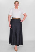 Elitline - Plus Size Skirt (ELT26Y2-34-4016) - 8690200123825